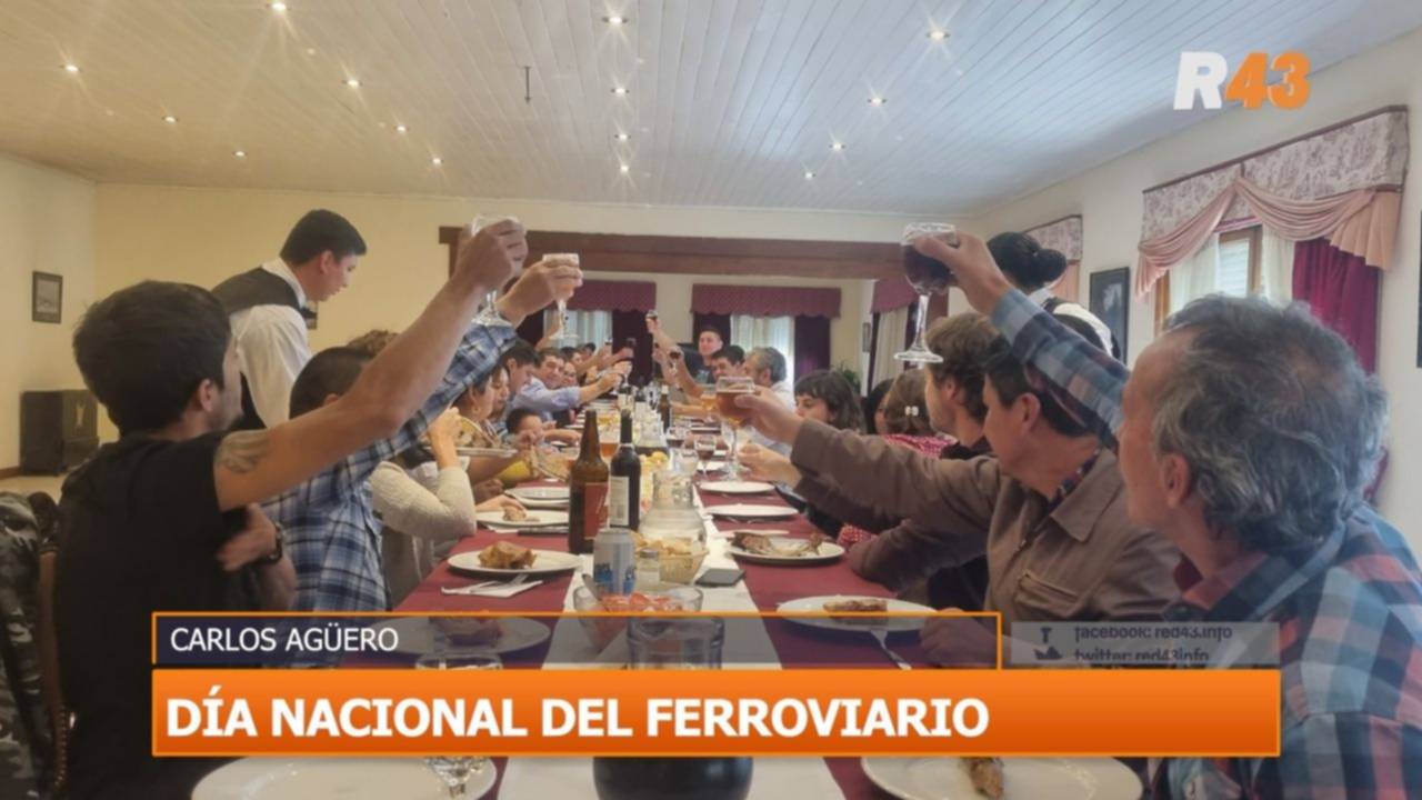 Los ferroviarios tuvieron un merecido agasajo en su día