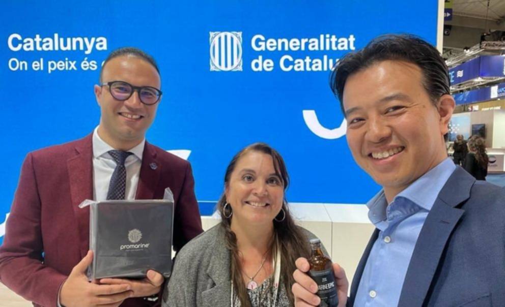 Emprendedoras de Chubut presentaron productos biotecnológicos procedentes de los erizos de mar en España