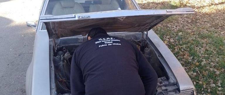 Esquel: La Policía secuestró un motor de auto en un taller
