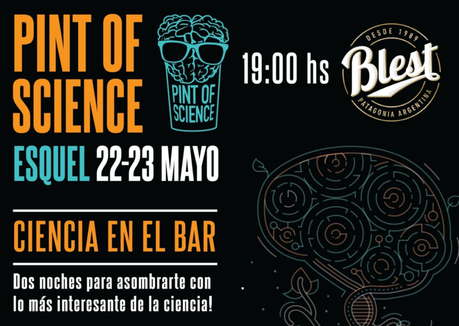 Ciencia en el Bar: Llega a Esquel el evento de divulgación más grande del mundo