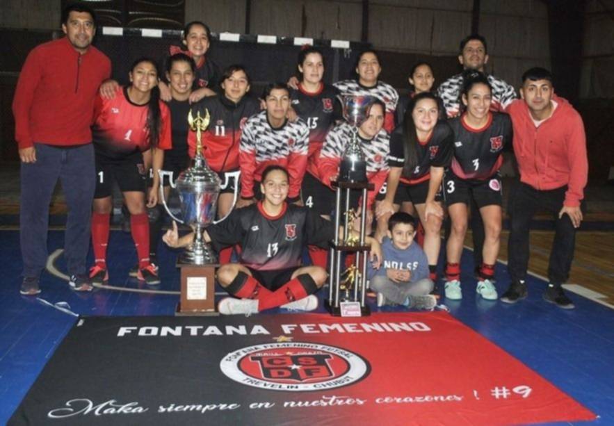 Las chicas de Fontana lograron el título en el Torneo Patagónico de Futsal 