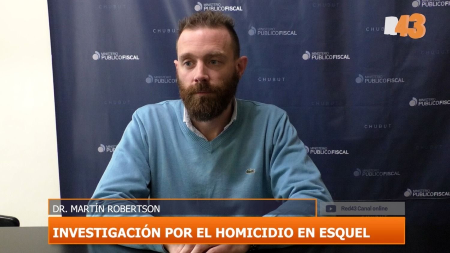 El Fiscal Martín Robertson confirmó que Federico Copponi murió por una  herida de arma de fuego