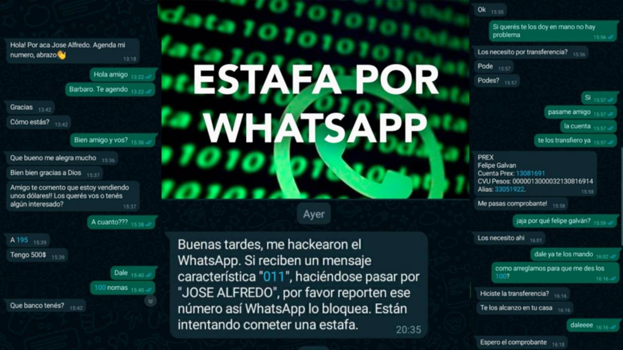 Atención Esquel: así operan estafadores por Whatsapp 